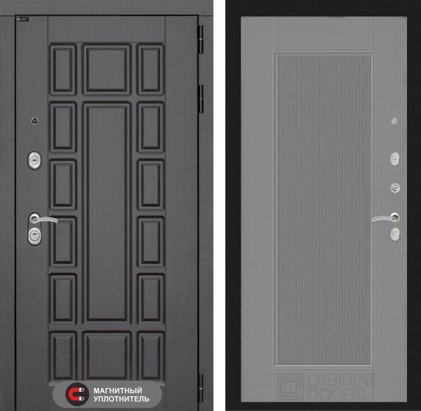 Входная дверь Лабиринт NEW YORK 30 - Рельеф