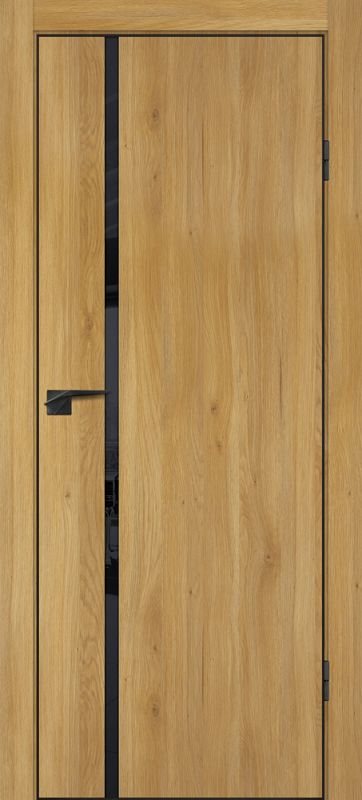 P-22 кромка ABS черная c 4-х ст. со стеклом