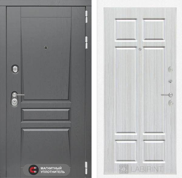 Входная дверь Лабиринт PLATINUM 08 - Кристалл вуд