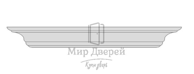 Карниз 700 Луиза-2 эмаль