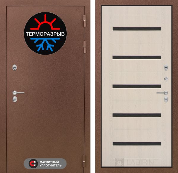 Входная  дверь Лабиринт ТЕРМО МАГНИТ 01