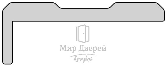 Наличник фигурный Трапеция эмаль