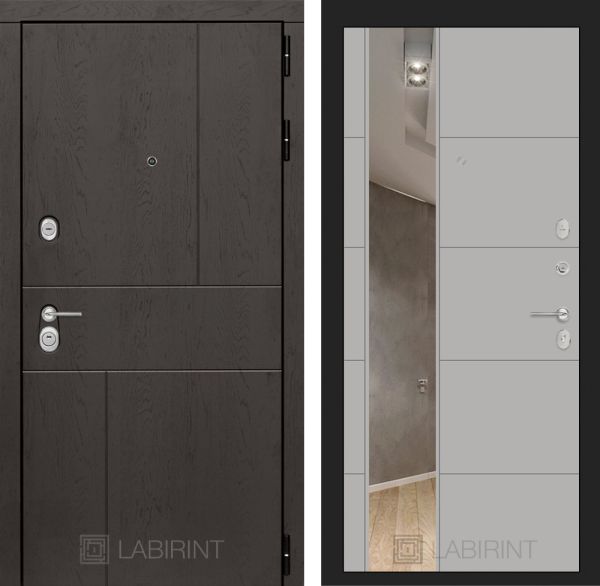 Входная дверь Лабиринт URBAN с зеркалом 19