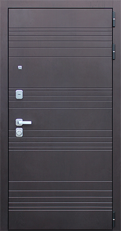 Входная дверь АСД "Дуэт" с зеркалом