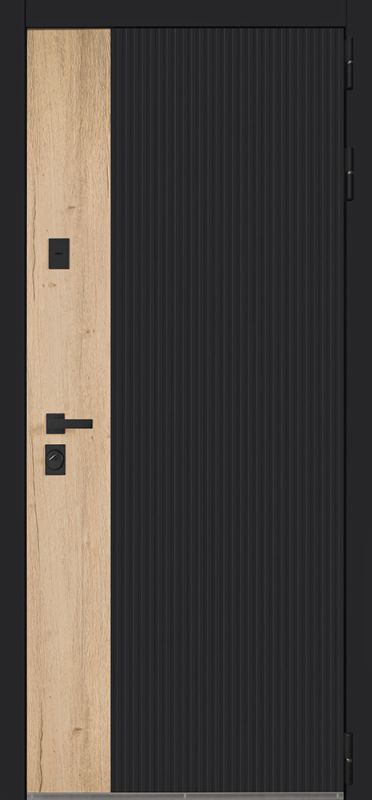 Входная дверь АСД «Конструктор» с зеркалом (механический замок)