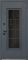 Входная дверь АСД  "Titanium" с окном и английской решеткой (терморазрыв 3к)
