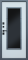 Входная  дверь  АСД "Олимп" с окном и английской решеткой (терморазрыв 3к)